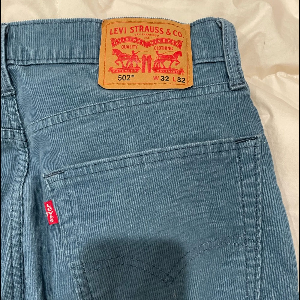 Blue Levi Corduroy Pants